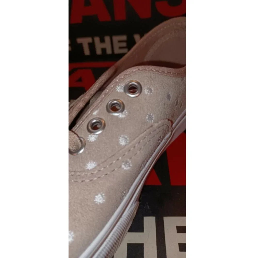 Vans Authentic Platform 2.0 Suede Polka Dot Shadow Gray/True White VNOA3AV8T7U